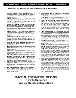 Preview for 4 page of Delta ShopMaster DP400 Instruction Manual