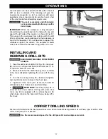 Preview for 17 page of Delta ShopMaster DP400 Instruction Manual