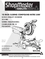 Предварительный просмотр 23 страницы Delta ShopMaster S26-263L Instruction Manual