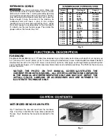 Предварительный просмотр 7 страницы Delta SHOPMASTER SM200L Instruction Manual