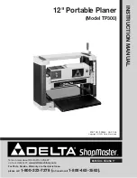 Delta ShopMaster TP300 Instruction Manual preview