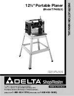Delta ShopMaster TP400LS Instruction Manual preview