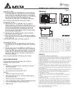 Предварительный просмотр 4 страницы Delta SIG80 Installation And Operating Instructions