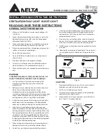 Preview for 1 page of Delta SIG80L Installation And Operating Instructions