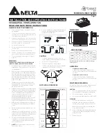 Preview for 1 page of Delta SLM50 Installation And Operating Instructions