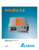 Delta SOLIVIA 5.0 AP G3 Operation And Installation Manual предпросмотр