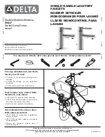 Delta Struct 694LF Series Quick Start Manual предпросмотр