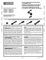 Delta T14084 Installation Instructions Manual предпросмотр