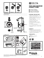 Предварительный просмотр 1 страницы Delta T14130-LHP Specification Sheet