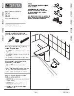 Предварительный просмотр 1 страницы Delta T2782 Installation Instructions