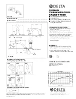 Delta T4705-LHP Specification Sheet предпросмотр