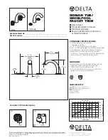 Delta T5722 Specification Sheet предпросмотр