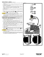 Предварительный просмотр 20 страницы Delta TECK II 81T201BTA-MMO Maintenance & Installation Manual