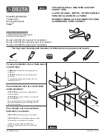 Delta Tesla T3552LF-WL Installation Manuals предпросмотр