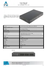 Preview for 2 page of Delta TL-SG1024D User Manual