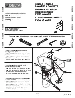 Delta Tommy 584LF Series Quick Start Manual preview