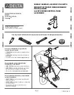 Preview for 1 page of Delta Tommy 6190BG Quick Start Manual