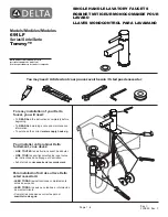 Preview for 1 page of Delta Tommy 691LF Manual