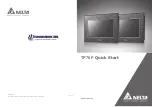 Preview for 1 page of Delta TP70P Quick Start Manual