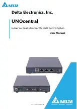 Preview for 1 page of Delta UNOcentral User Manual