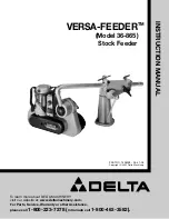 Preview for 1 page of Delta VERSA-FEEDER 36-865 Instruction Manual