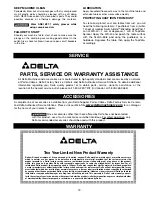 Preview for 19 page of Delta VERSA-FEEDER 36-865 Instruction Manual