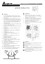 Delta VFA15ADTH2 Installation And Operating Instructions Manual preview