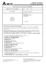 Preview for 7 page of Delta VFA15ADTH2 Installation And Operating Instructions Manual