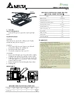 Preview for 4 page of Delta VFB080D4LED1 Installation And Operating Instructions