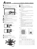 Preview for 2 page of Delta VFB24ACTH Installation And Operating Instructions Manual