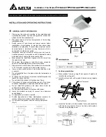 Preview for 3 page of Delta VFB24ACTH Installation And Operating Instructions Manual