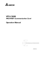 Delta VFD-C2000 Operation Manual preview