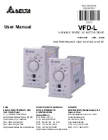 Предварительный просмотр 1 страницы Delta VFD-L User Manual