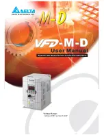 Delta VFD-M-D series User Manual предпросмотр