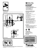 Предварительный просмотр 1 страницы Delta Victorian 3555-LHP Specification Sheet