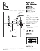 Предварительный просмотр 1 страницы Delta Victorian 9955-DST Series Specification Sheet