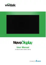 Delta Vivitek NovoDisplay DK430 User Manual preview