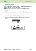 Preview for 19 page of Delta Vivitek NovoTouch EK750i User Manual