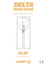 Delta WASP 40100 Clay Manual Of Use And Maintenance preview