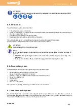 Preview for 33 page of Delta WASP 40100 Clay Manual Of Use And Maintenance