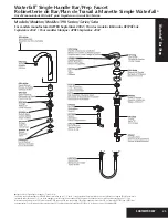 Предварительный просмотр 2 страницы Delta Waterfall 190 Series Parts Manual