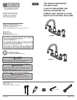 Preview for 1 page of Delta Windemere 21984LF Series Manual