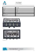 Preview for 2 page of Delta ZA-112MS User Manual