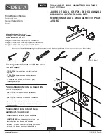 Предварительный просмотр 1 страницы Delta Zura T3574LF-WL Series Quick Start Manual