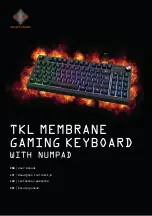 Deltaco Gaming TKL User Manual предпросмотр