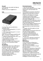 Preview for 3 page of Deltaco PB-C1001 User Manual