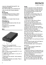 Предварительный просмотр 4 страницы Deltaco PB-C1001 User Manual