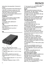 Предварительный просмотр 6 страницы Deltaco PB-C1001 User Manual