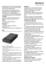 Предварительный просмотр 7 страницы Deltaco PB-C1001 User Manual