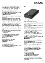 Предварительный просмотр 9 страницы Deltaco PB-C1001 User Manual